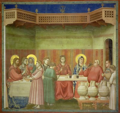 The Marriage Feast at Cana, c.1305 by Giotto di Bondone